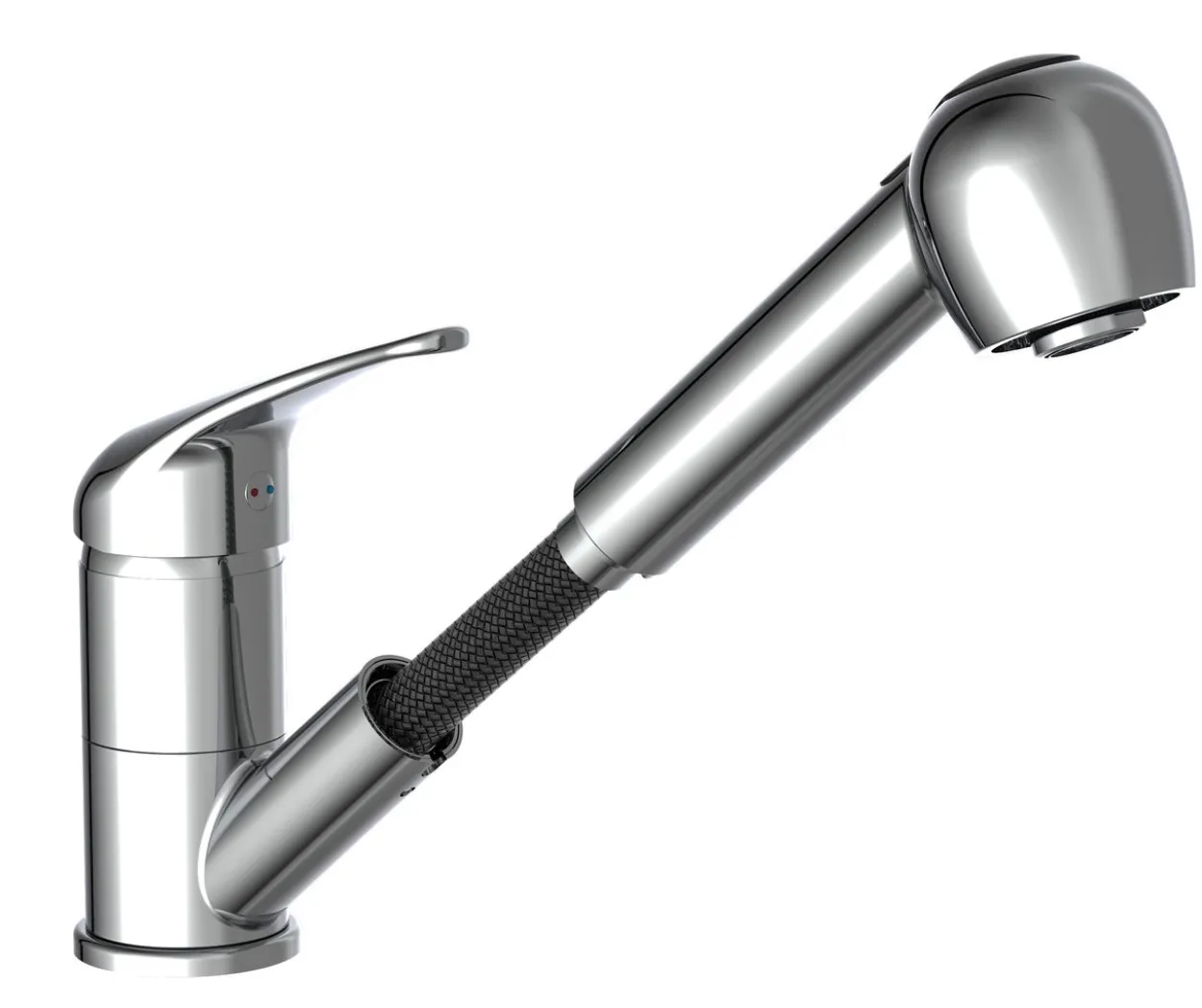 Küchenarmatur SUPRA mit Geschirrbrause, Chrom