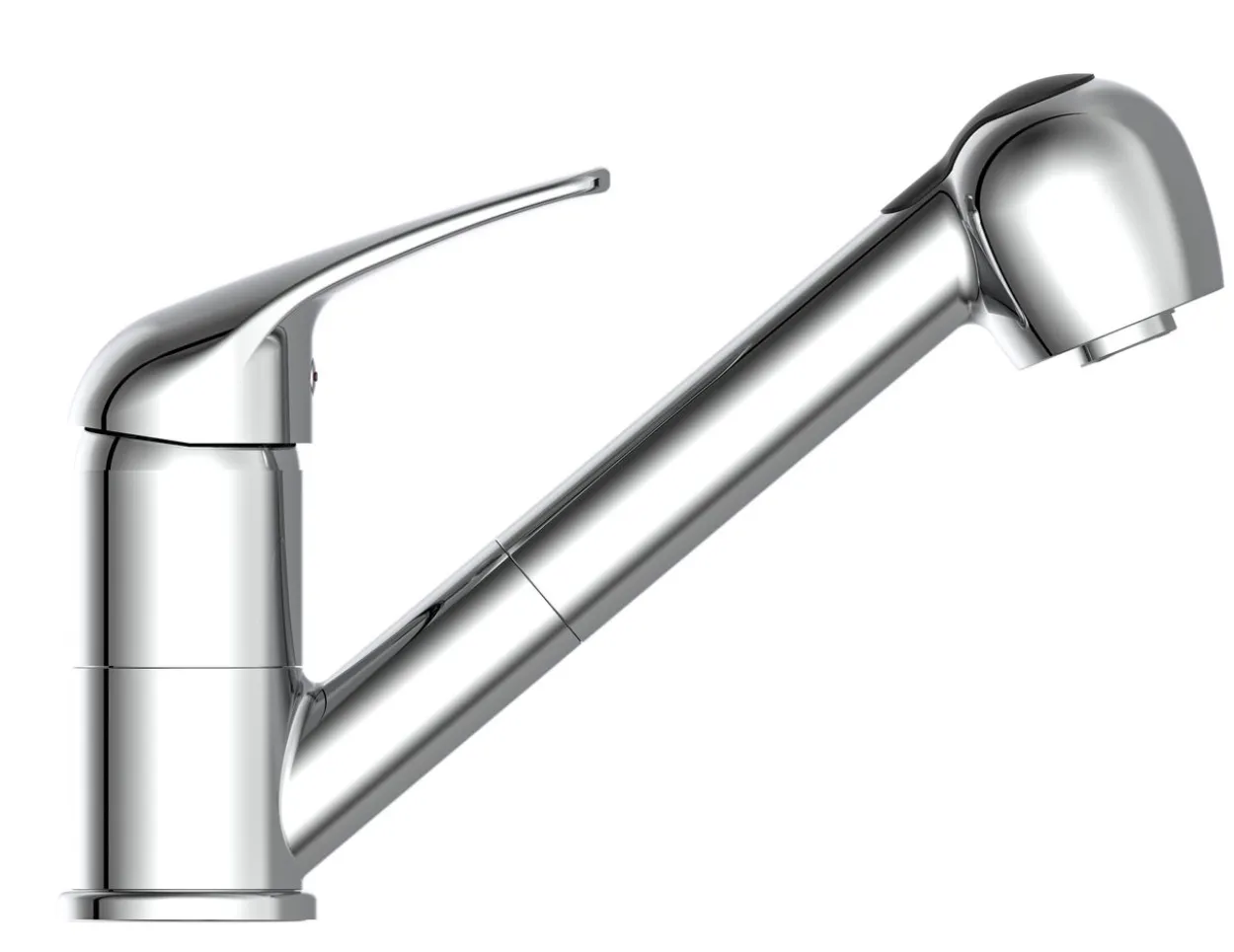 Küchenarmatur SUPRA mit Geschirrbrause, Chrom