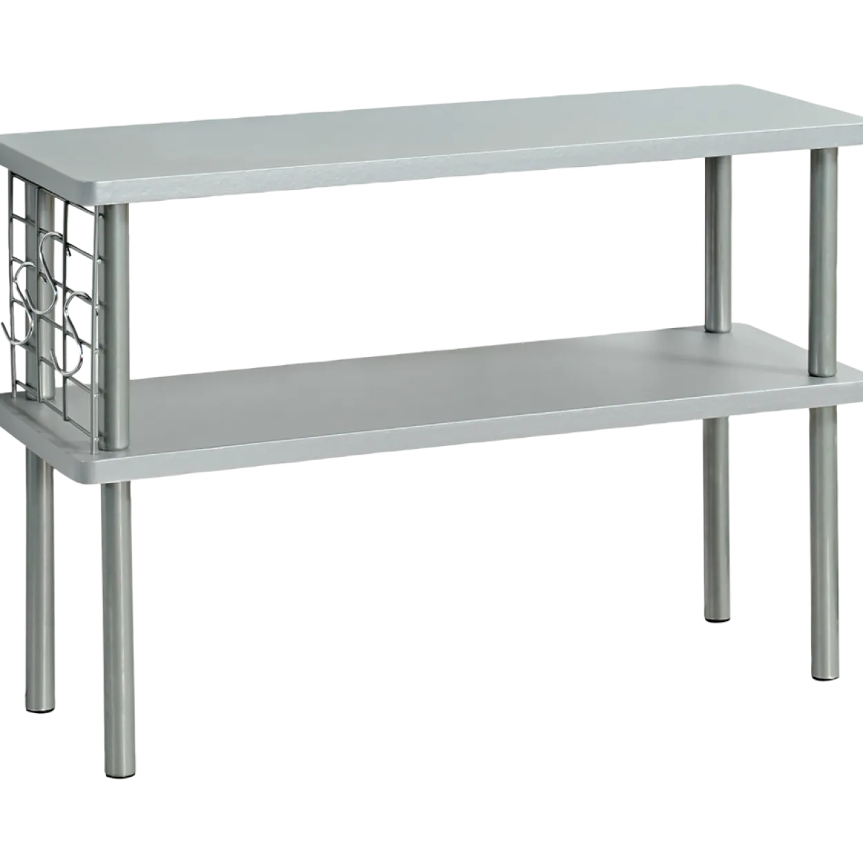 Küchenregal mit 2 Ebenen, Grau
