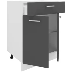 Küchenschrank Breite 60 cm Schublade Unterschrank Küche Küchenmöbel Esilo