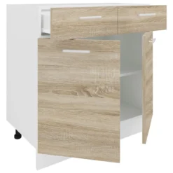 Küchenschrank Breite 80 cm Schublade Unterschrank Küche Küchenmöbel Esilo