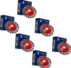 Kegelbürsten Drahtbürste 115mm Bürste gezopft Winkelschleifer Flex 3x