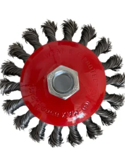 Kegelbürsten Drahtbürsten 100mm Bürste gezopft Winkelschleifer Flex 3x