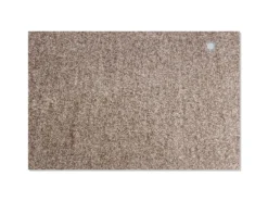 Keilbach Fußmatte mit Edelstahlelement, 87 x 57 cm, warmgrey