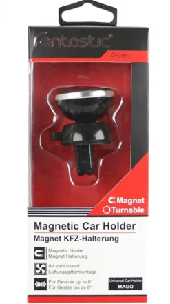 Kfz Magnet Lüftungsgitter Halterung Mago sw