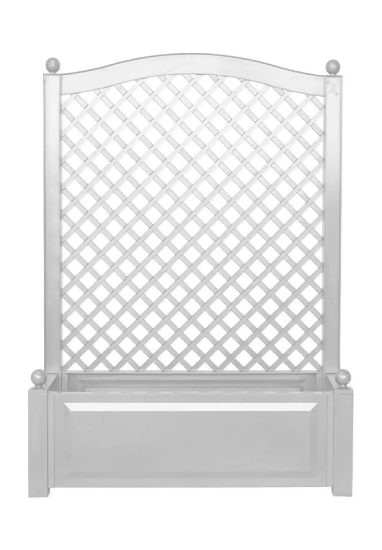 KHW Pflanzkasten 100 cm mit Spalier, grün