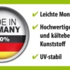 KHW Pflanzkasten groß mit Spalier, anthrazit
