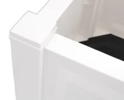 KHW Rosenbogen mit 2 Pflanzkästen, weiß