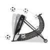 Kickback Fußball Rebounder 124x90cm