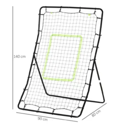 Kickback Rebounde Schwarz 75x126cm