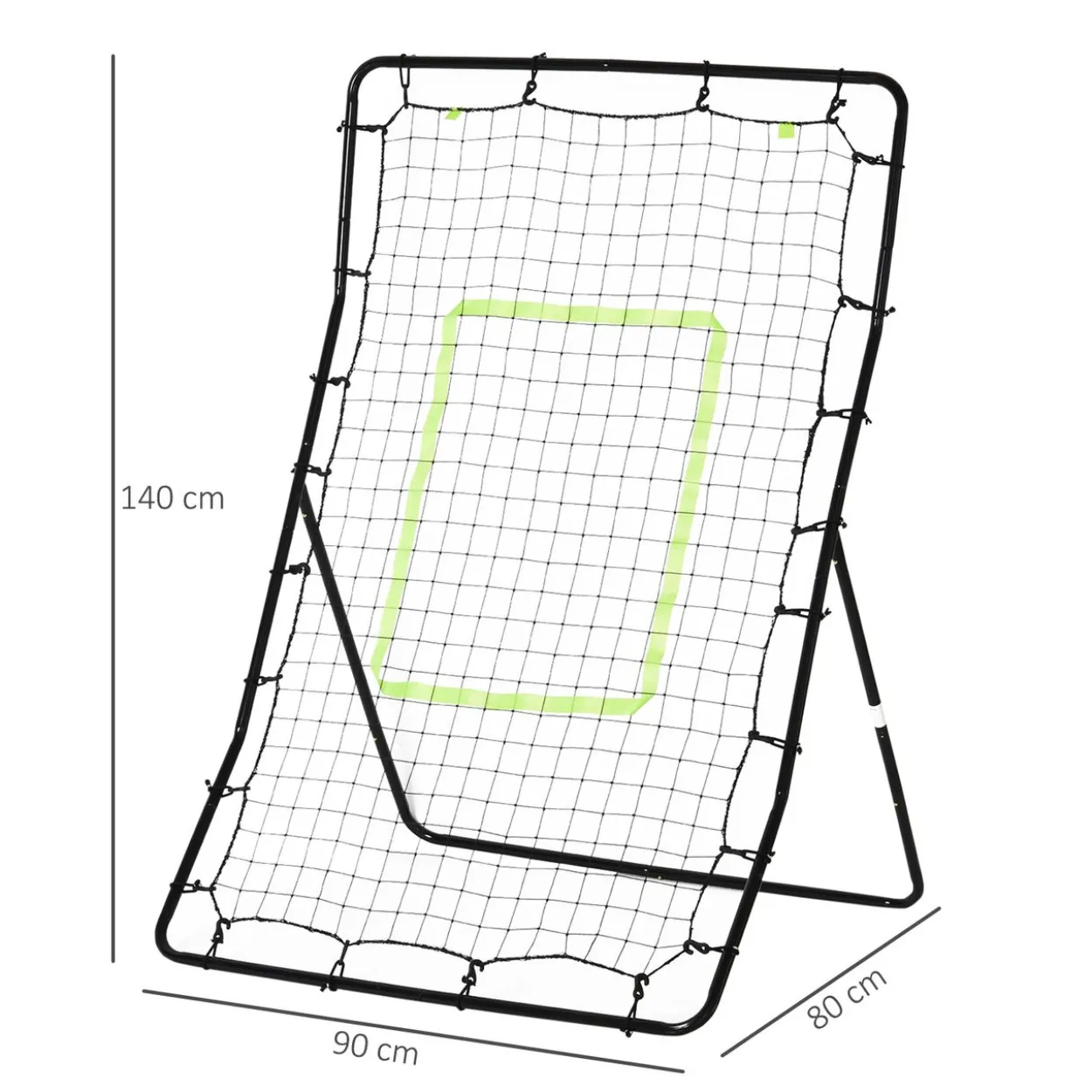 Kickback Rebounde Schwarz 75x126cm