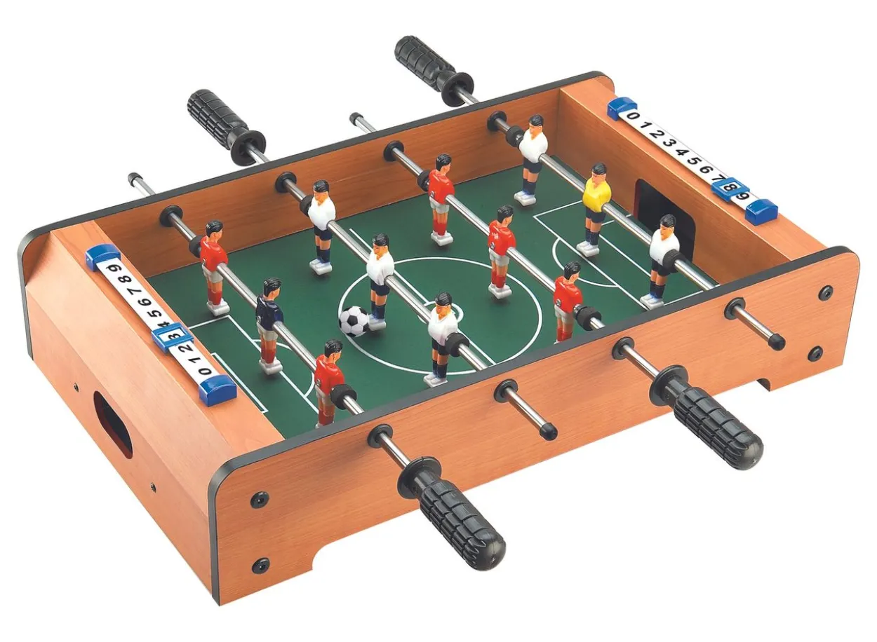 Kicker-Fußballtisch aus Holz