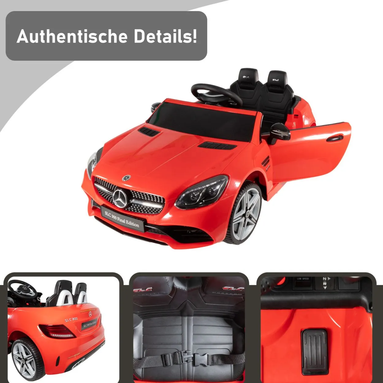 Kinder Elektroauto ab 3 Jahren rot