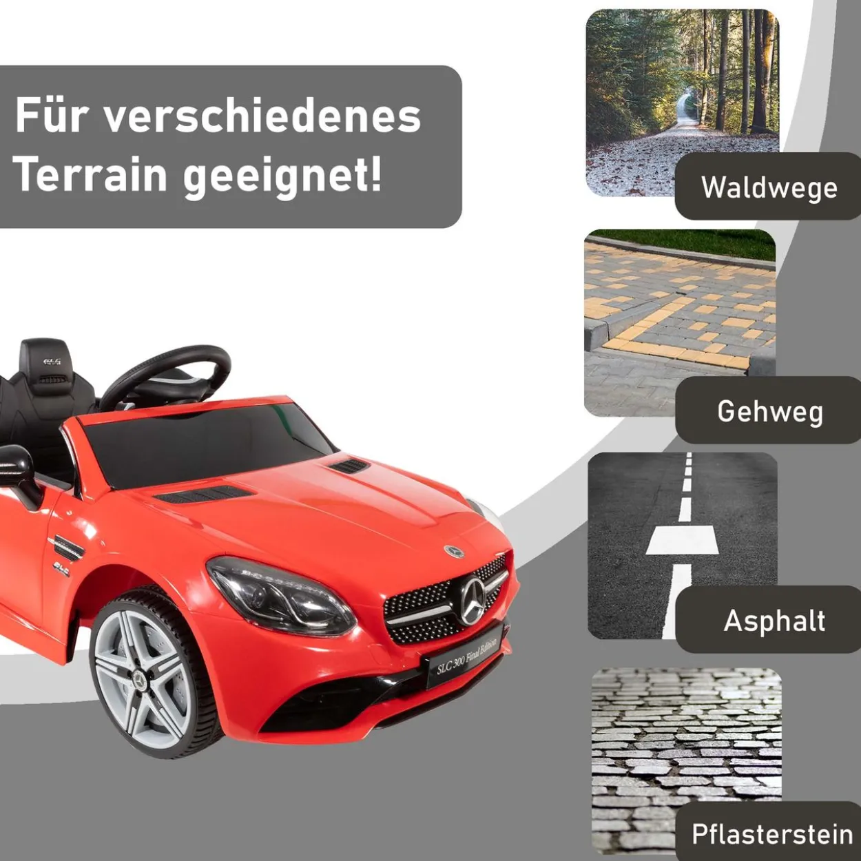 Kinder Elektroauto ab 3 Jahren rot