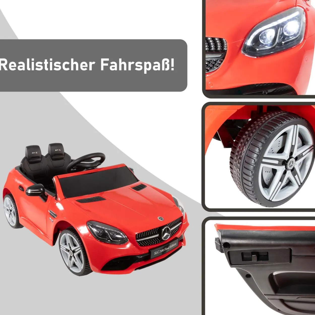 Kinder Elektroauto ab 3 Jahren rot