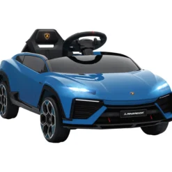 Kinder Elektroauto 12V Kinderauto mit 2,4 GHz Fernbedienung, 2 Motor LED, Musik
