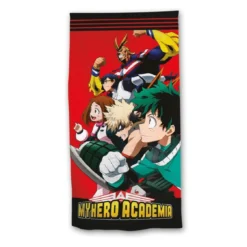Kinderhandtuch 70×140 cm – My Hero Academia Design
