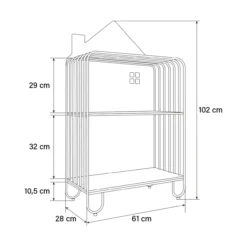 Kinderregal TODO S – Weiß