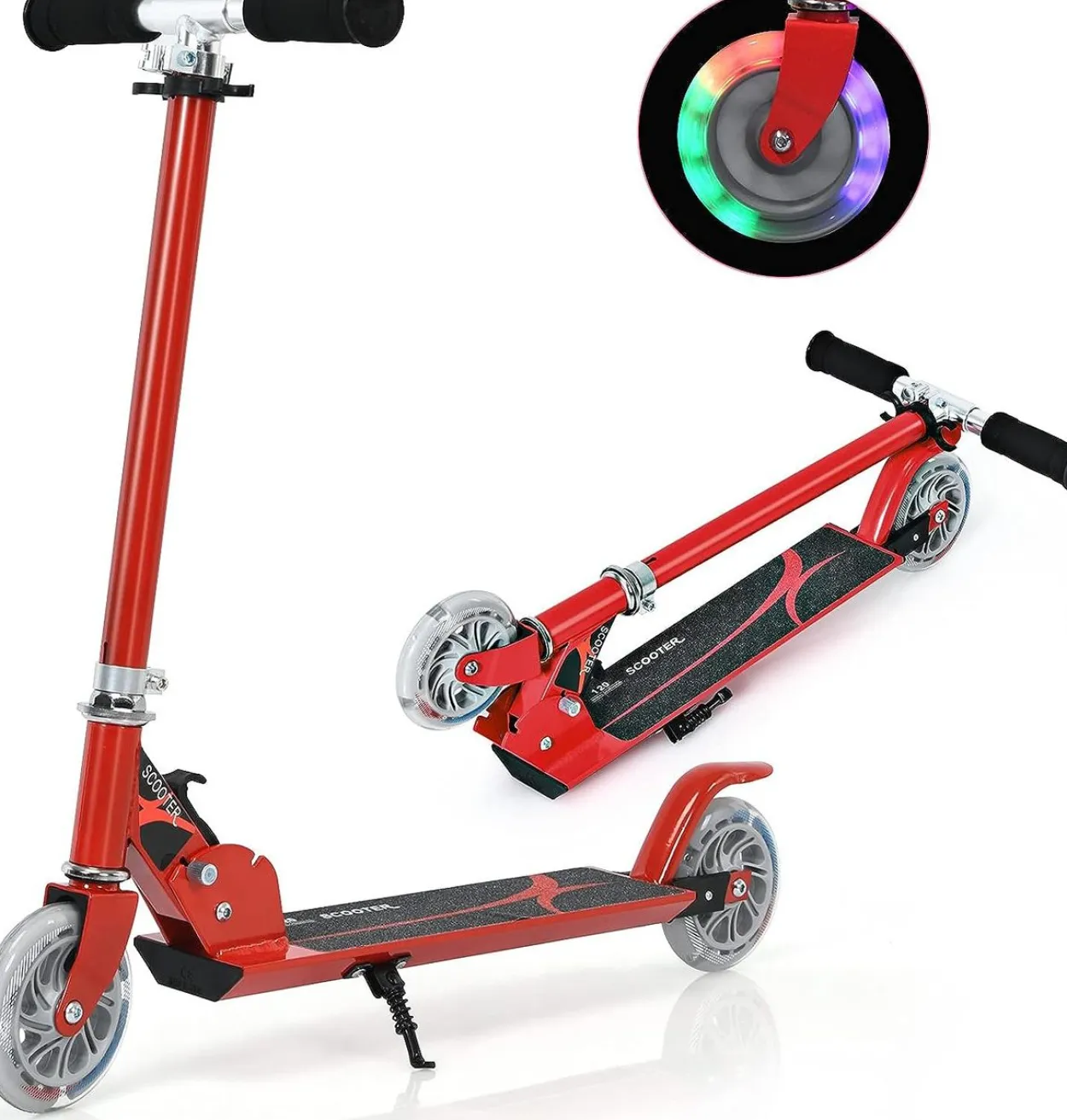 Kinder Roller mit LED Rädern
