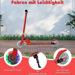 Kinder Roller mit LED Rädern