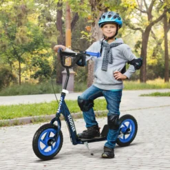 Kinderroller Scooter Tretroller mit verstellbarem Lenker, großen Rädern