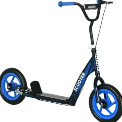 Kinderroller Scooter Tretroller mit verstellbarem Lenker, großen Rädern