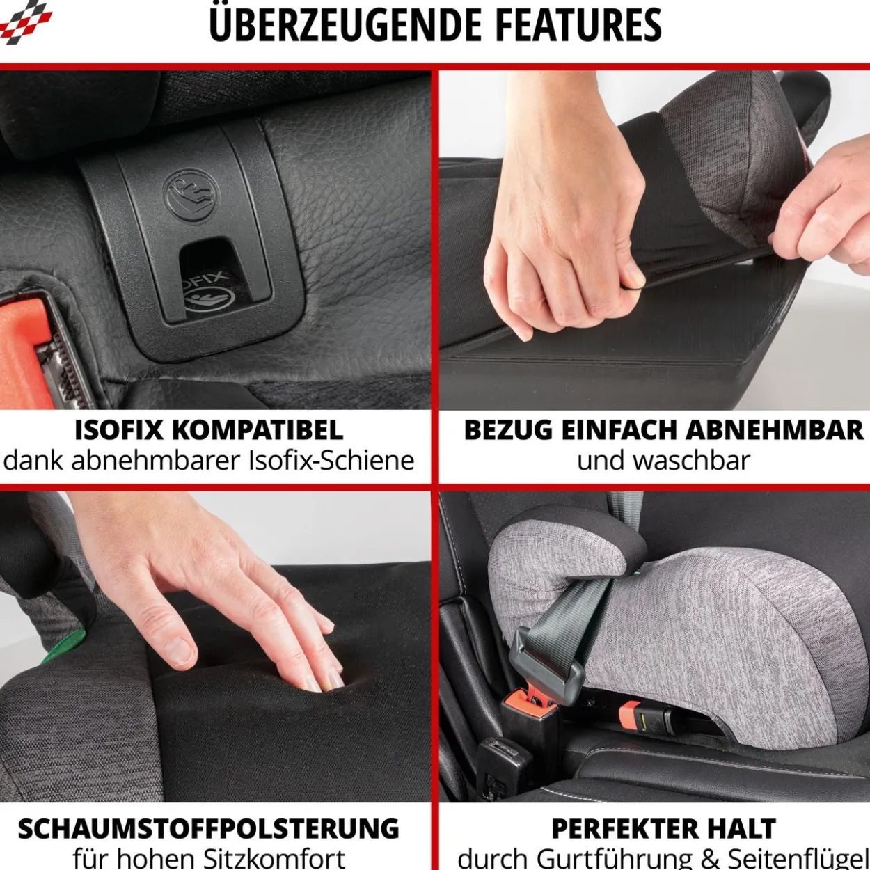 Kindersitz HDPE Raffi Isofix