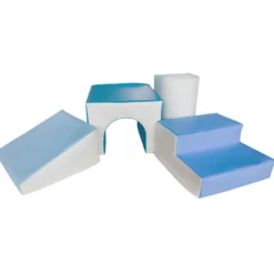 Kinder Softbausteine 4 tlg. - Grau/Blau