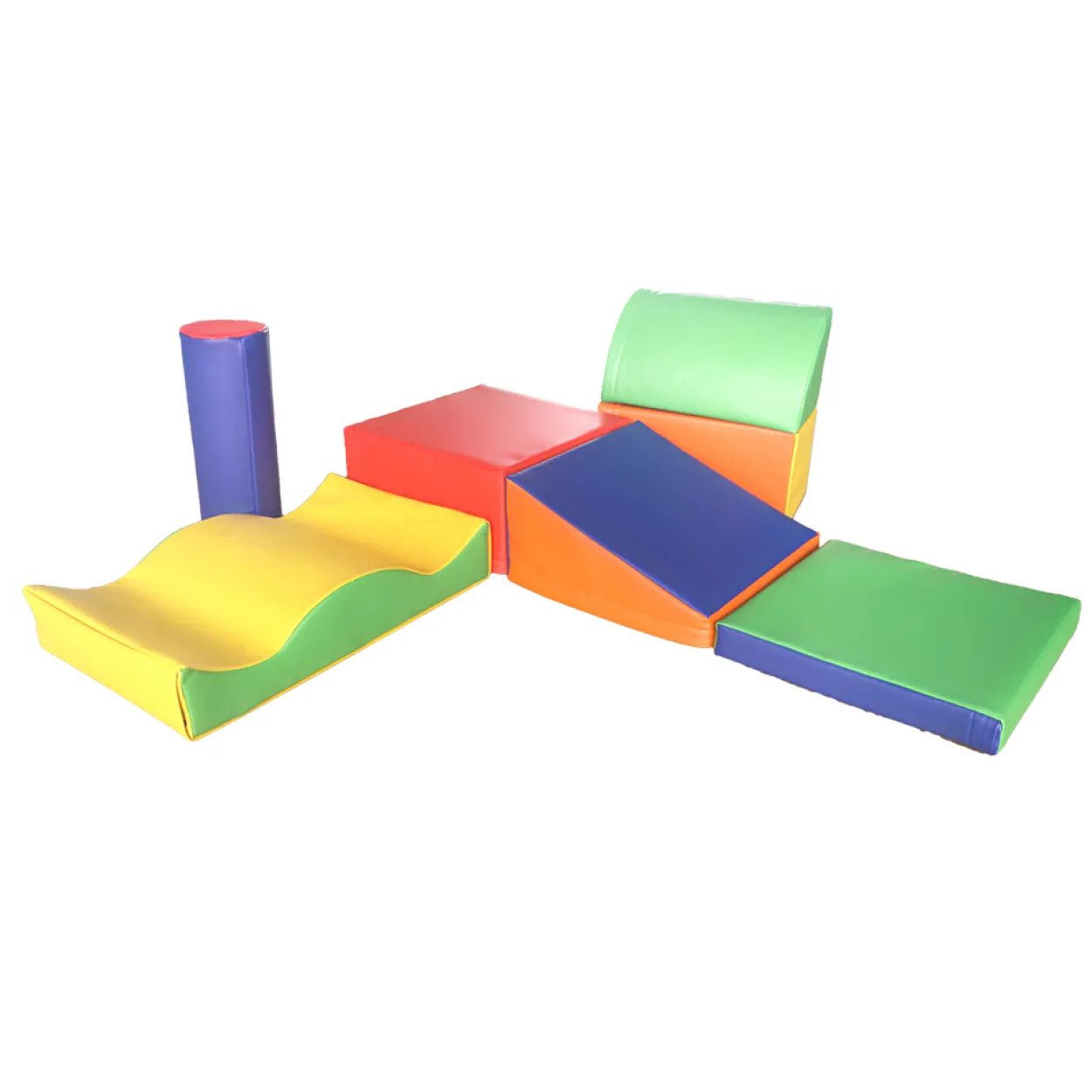 Kinder Softbausteine 7 tlg. - Mehrfarbig