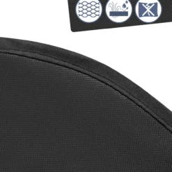 Kingsleeve Autositzbezug Schwarz 160x66cm Vordersitz