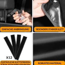 Kingsleeve Kofferraumschutz Schwarz 180x170cm