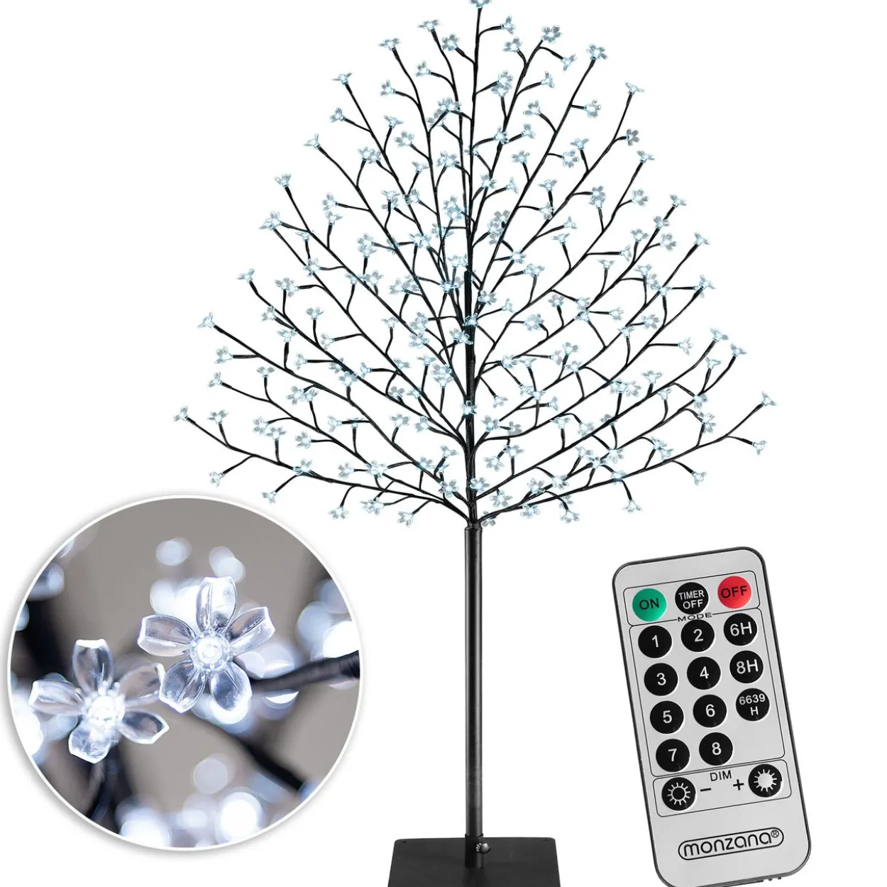 Kirschblütenbaum 220 LED 220cm blau