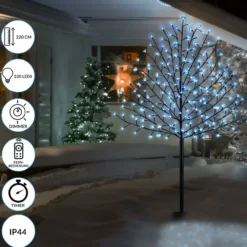 Kirschblütenbaum 220 LED 220cm blau