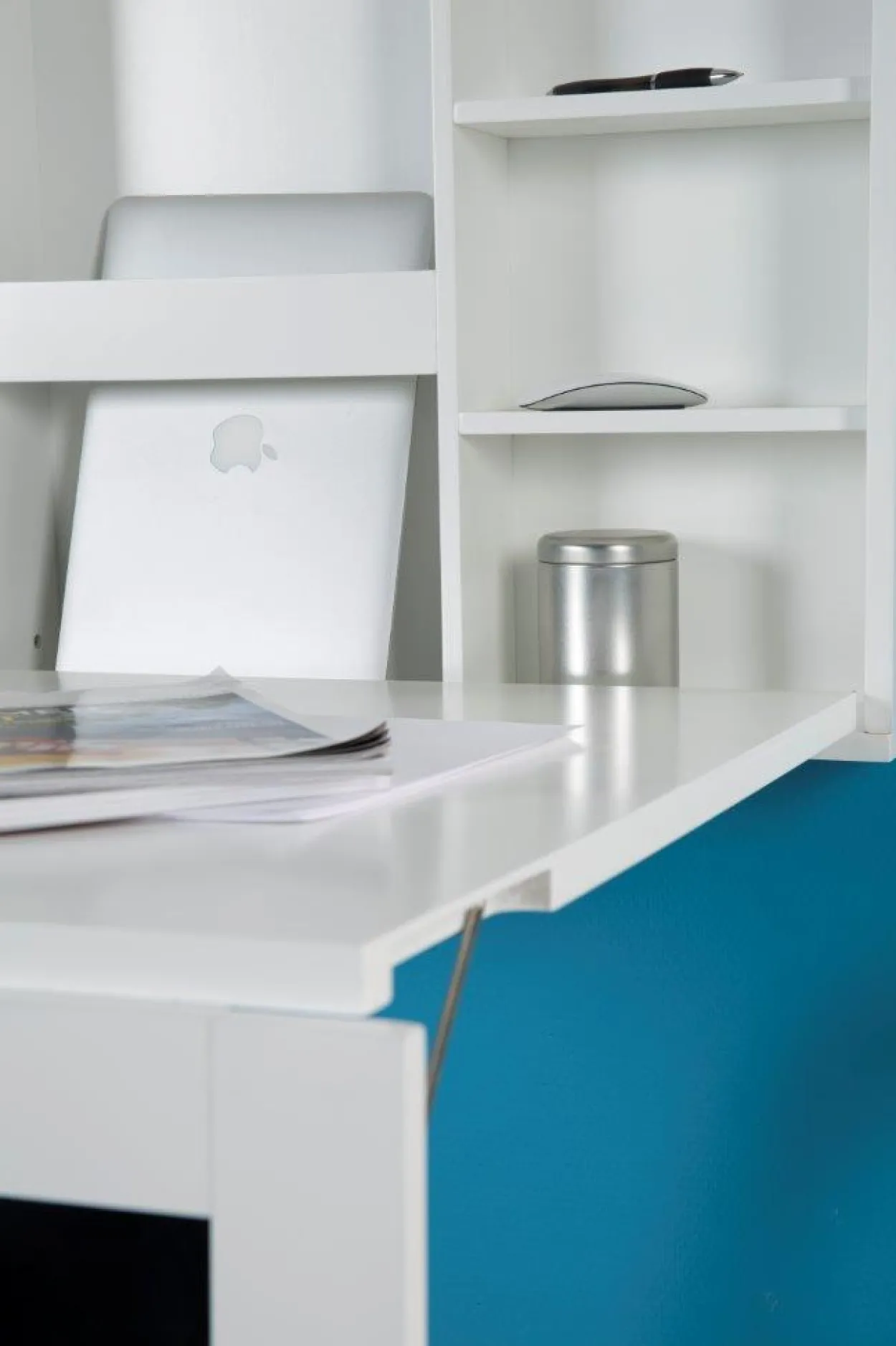 Klapptisch Country mit Schrank, Weiss