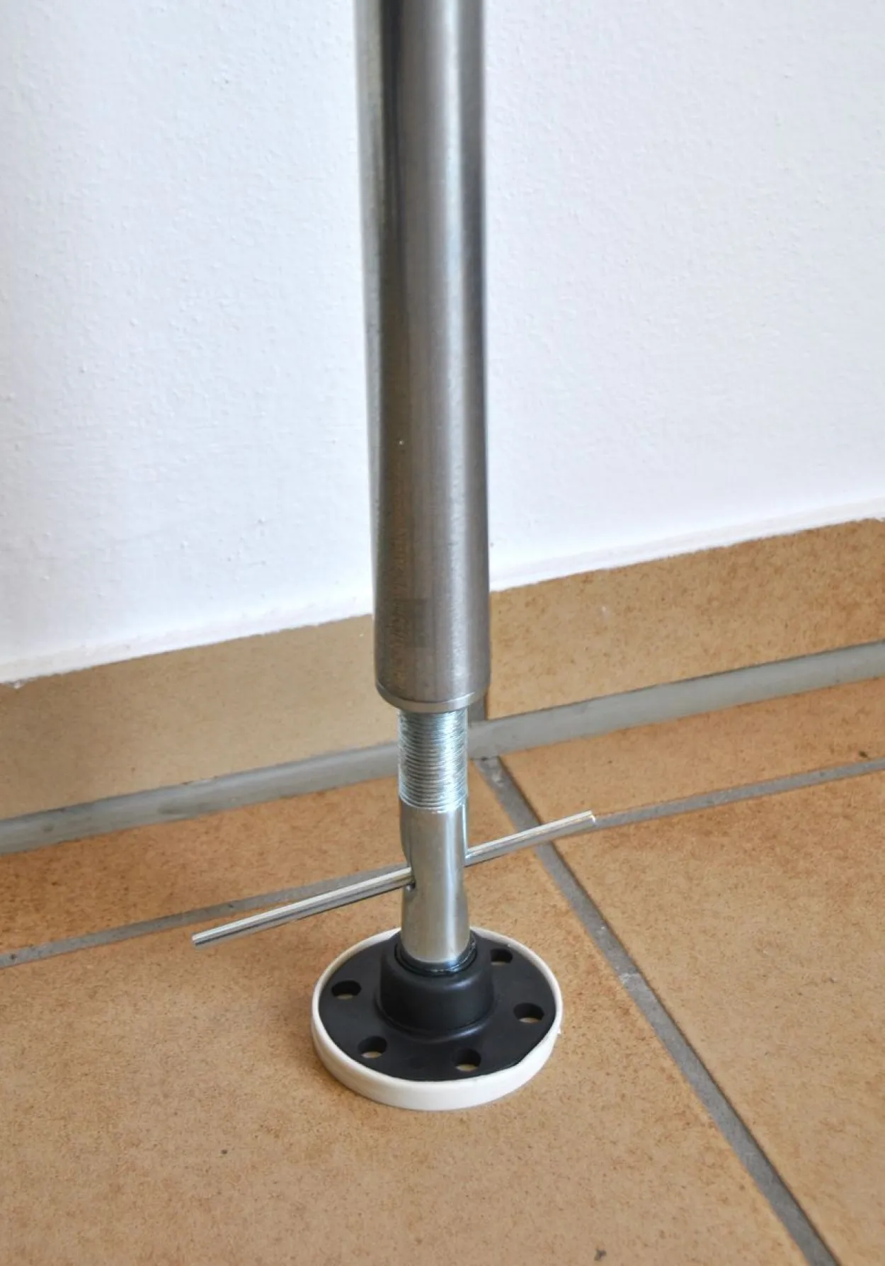 Klemmmarkise orange/braun 300 cm
