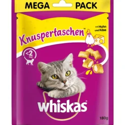KNUSPERTASCHEN™ Beutel mit Huhn und Käse 180g - 4er Set