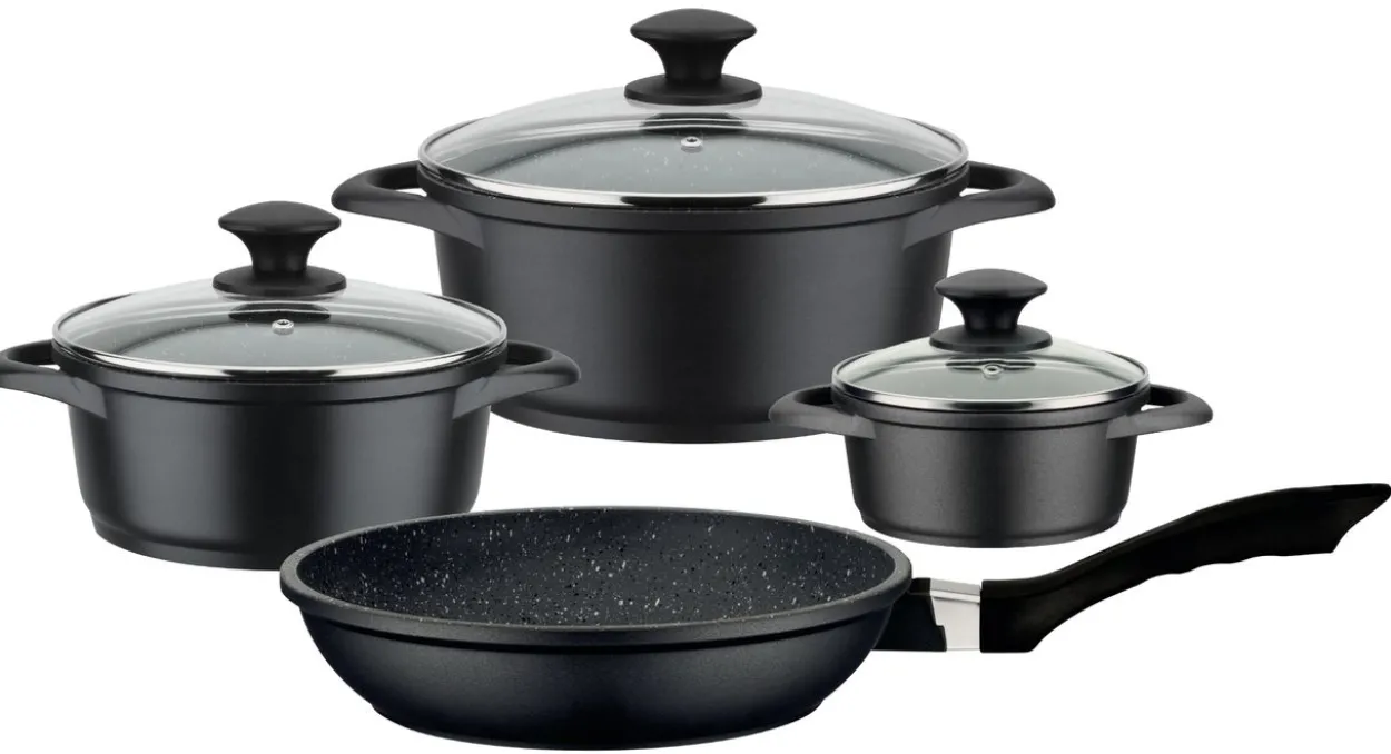 Kochtopf Set Gourmet Granit 7-tlg.