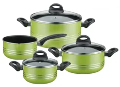 Kochtopf-Set Milano Color 4-tlg. grün