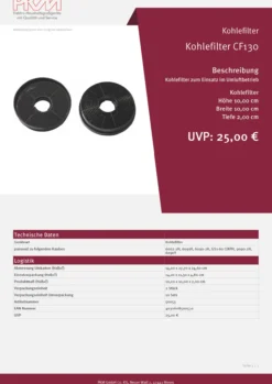Kohlefilter CF130