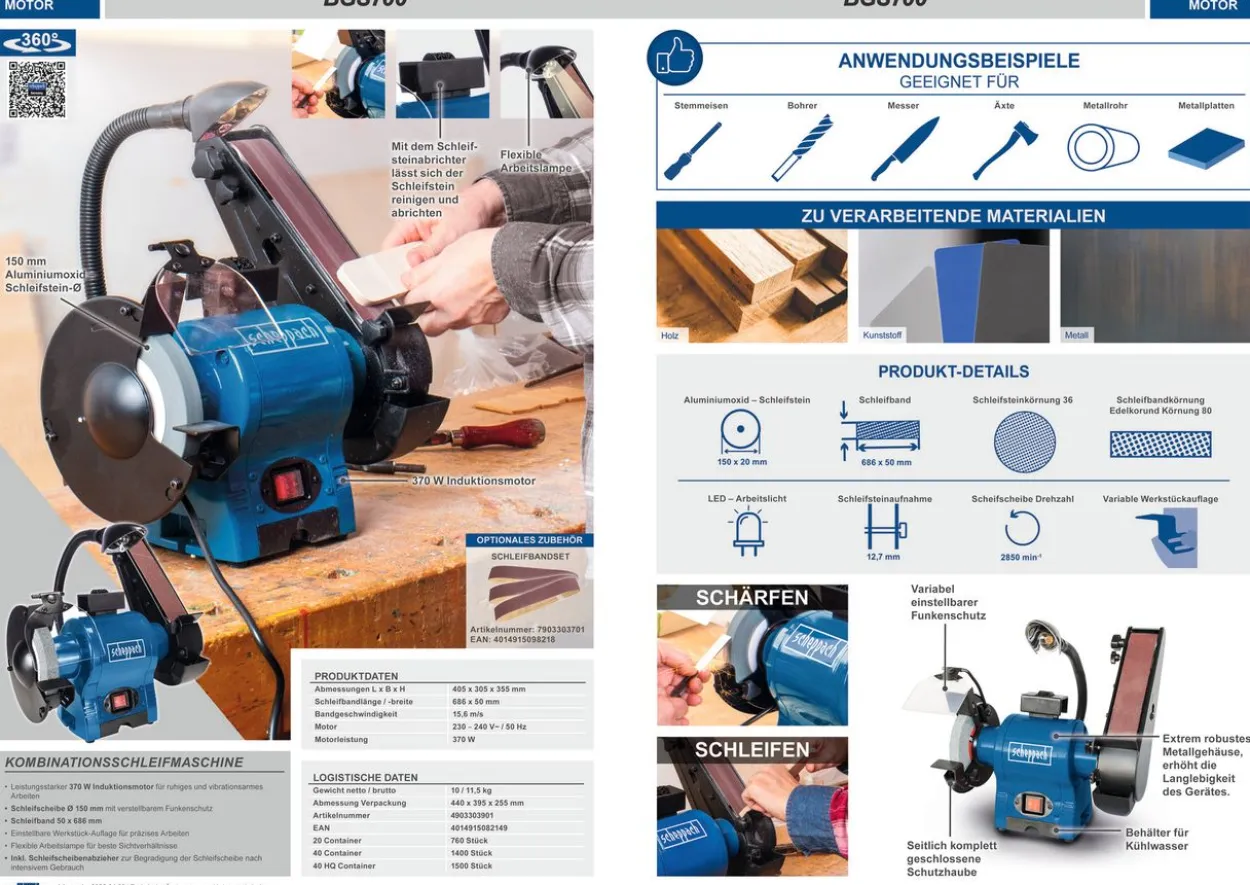 Kombinationsschleifer BGS700