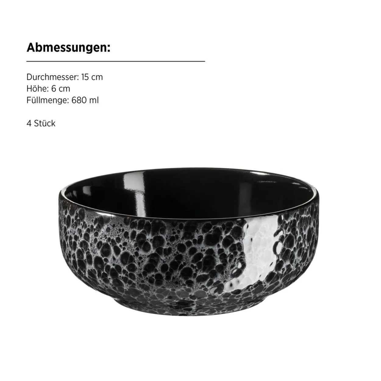 Kombiset 16 tlg. SCHWARZ