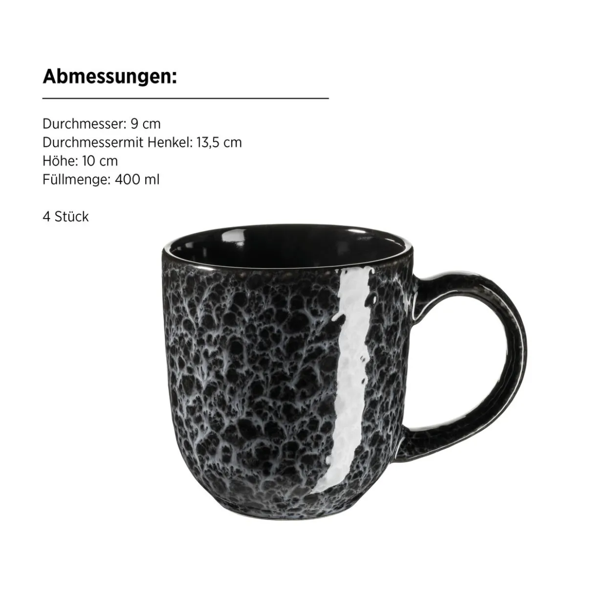 Kombiset 16 tlg. SCHWARZ