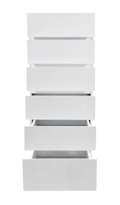Kommode mit 6 Schubladen, ca. 48 x 39,5 x 134,3 cm