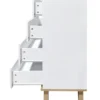 Kommode mit 4 Schubladen, ca. 80 x 39,5 x 100,9 cm - Weiß