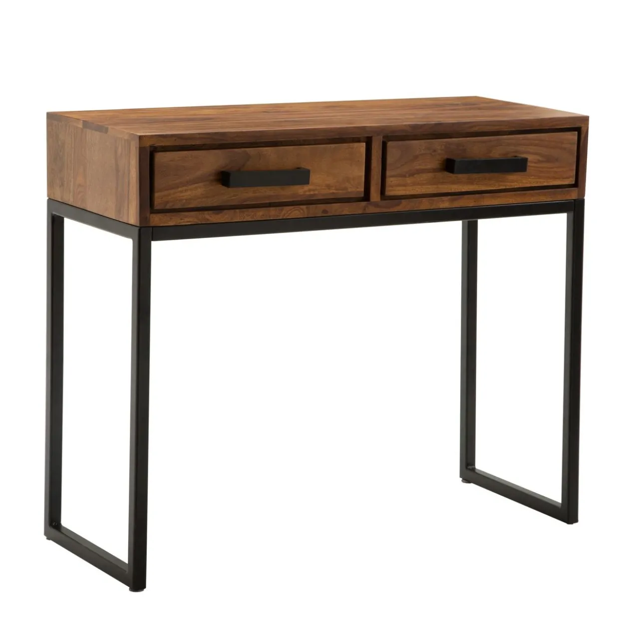 Konsolentisch 90 x 77 x 36 cm Braun