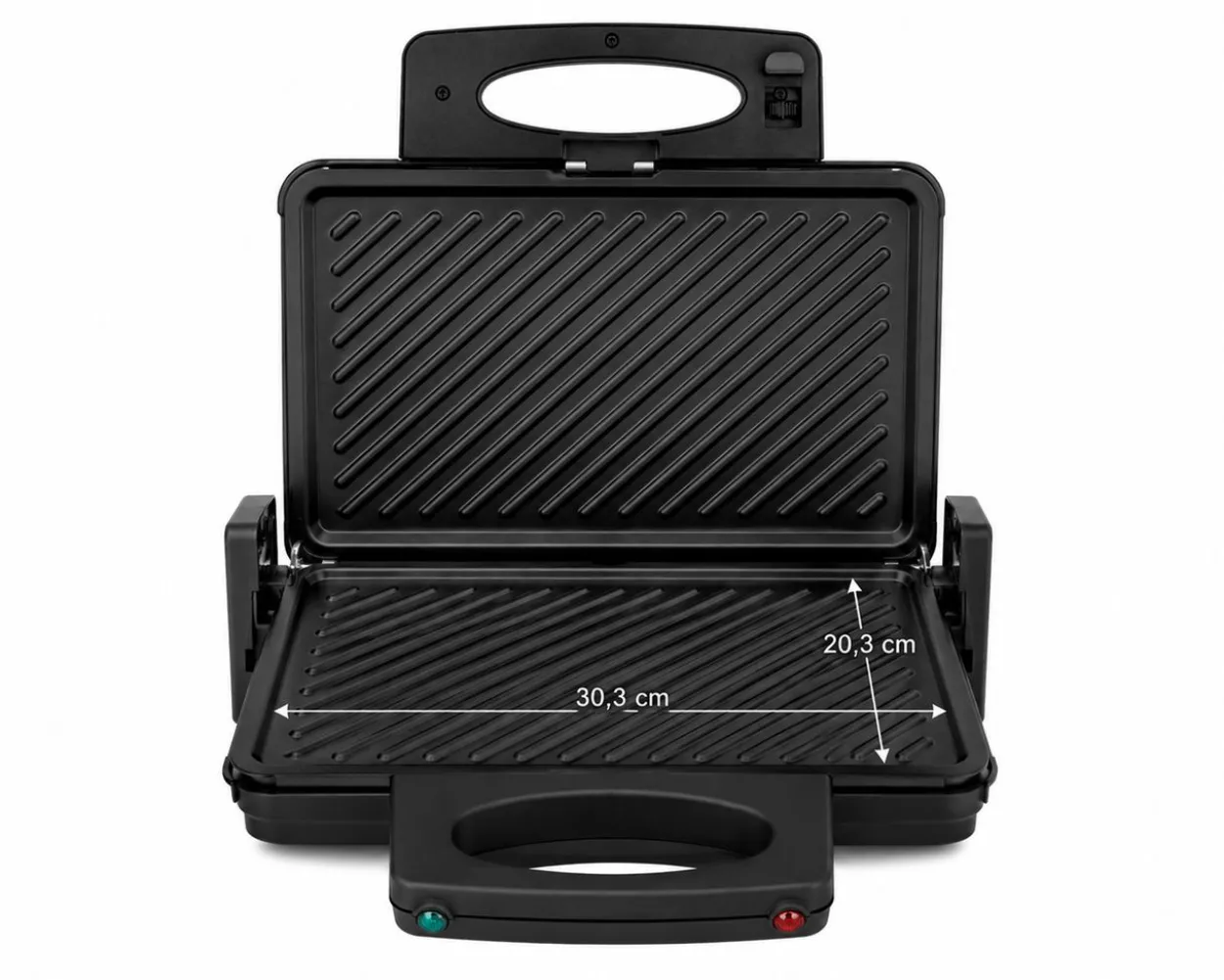 Kontaktgrill, 1700 W, matt schwarz