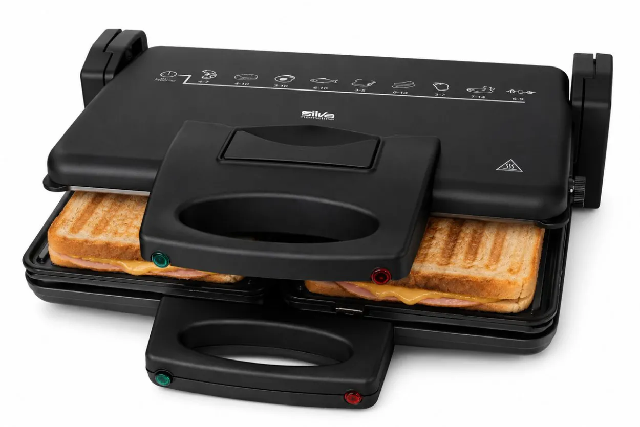 Kontaktgrill, 1700 W, matt schwarz