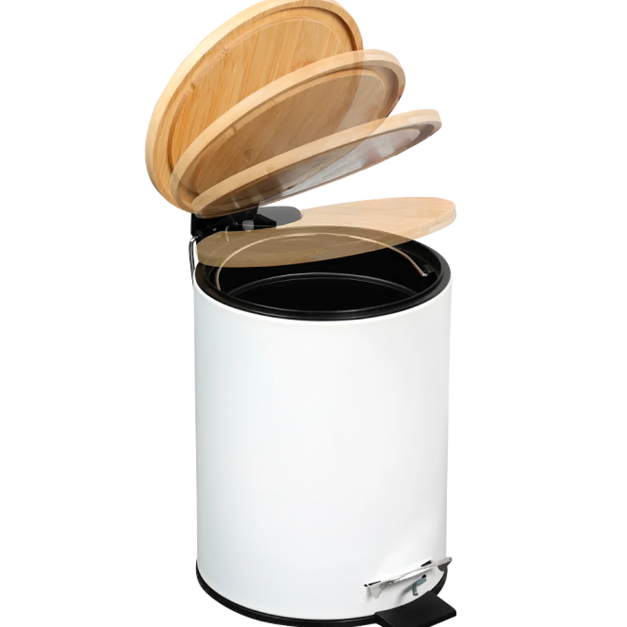 Kosmetikeimer Bambus weiß 3l