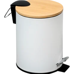 Kosmetikeimer Bambus weiß 3l