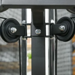 Kraftstation Multifunktionale Fitnessstation mit Butterfly-, Latzugstange Curler